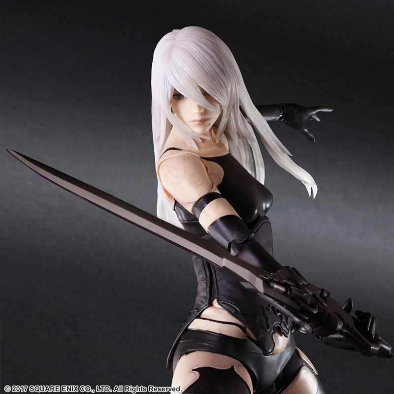 Play Arts Kai NieR: Automata Delux [YoRHa Model A No. 2 DX Ver] and Replicant Kaine V1 Figure B Condition BUNDLE/LOT