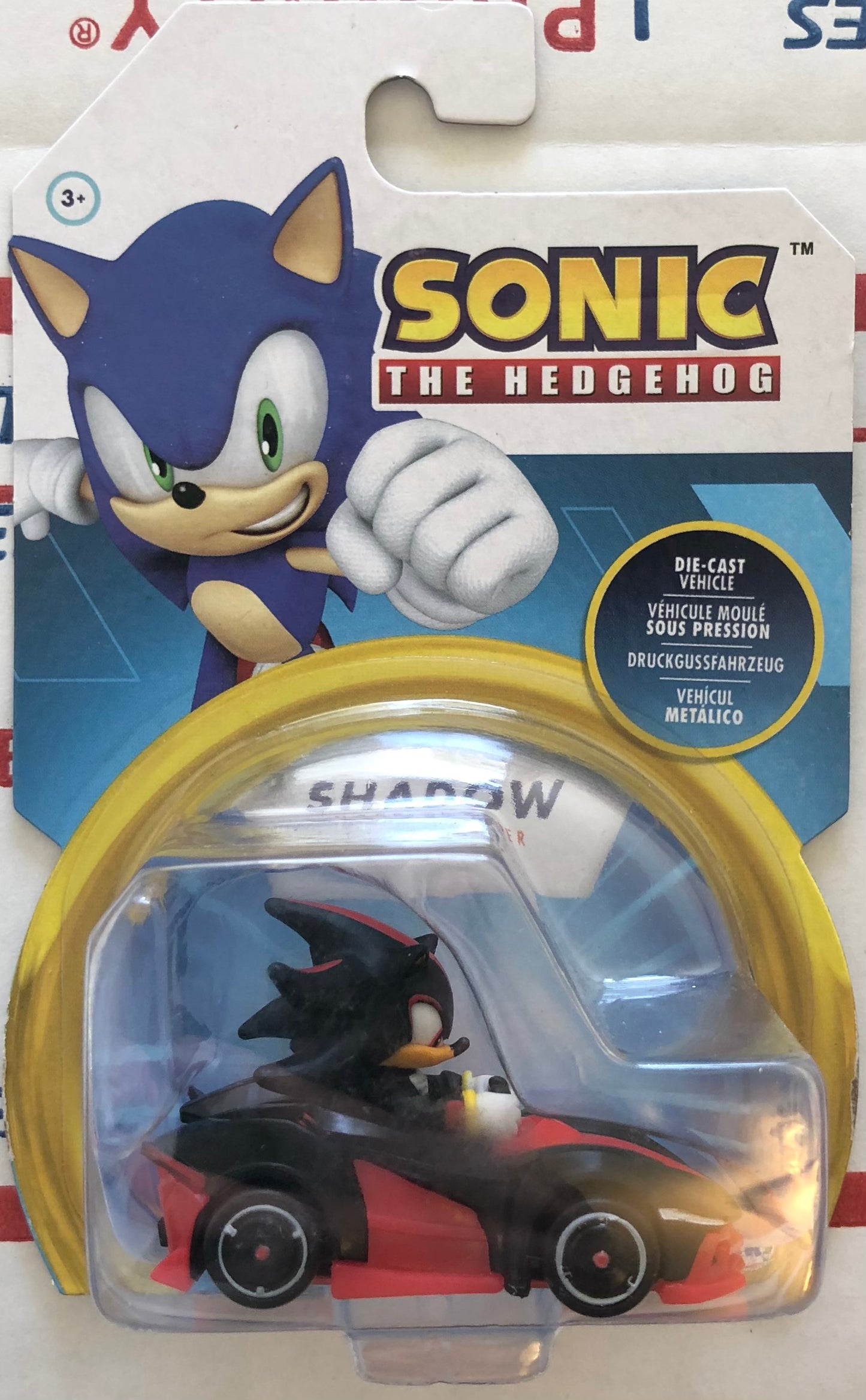 Jakks Sonic Team Racers Mini Shadow the Hedgehog Toy