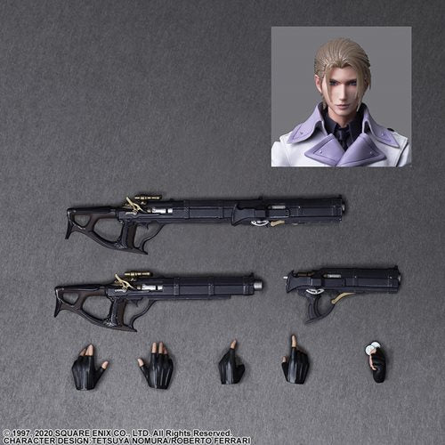 Play Arts Kai Rufus Shinra Final Fantasy VII Remake Action Figure (Pre-Order)