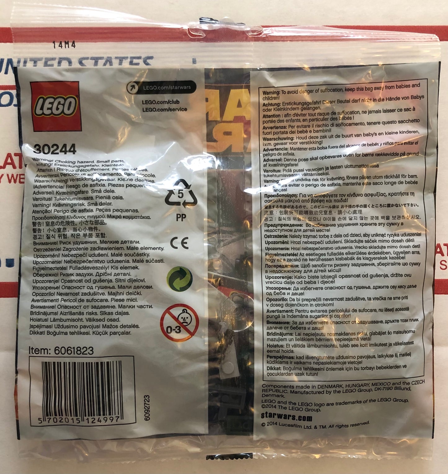 LEGO Star Wars Anakin’s Jedi Interceptor Polybag Build Set 30244