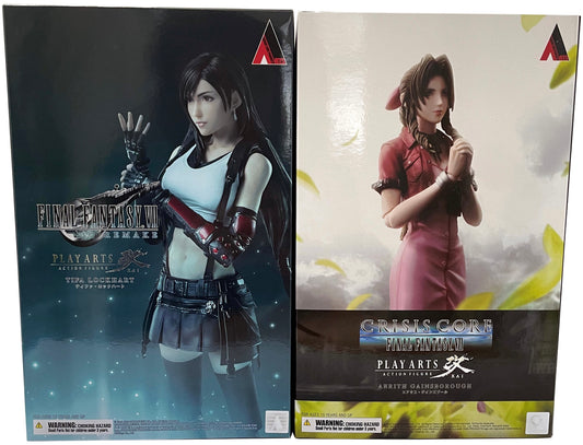 Play Arts Kai Tifa Lockhart Crisis Core Aerith Final Fantasy VII Remake BUNDLE/LOT