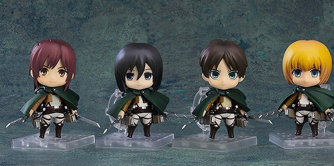 Nendoroid Attack on Titan Armin, Eren, Mikasa, and Sasha Survey Corps BUNDLE/LOT (Pre-Order)