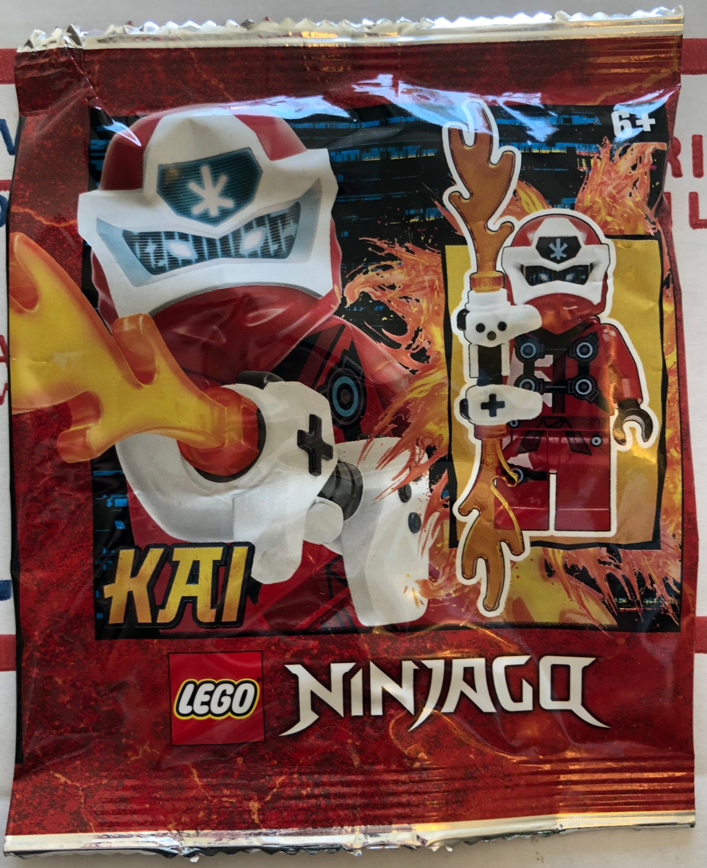 LEGO Ninjago Digi Kai Minifigure Foil Pack Bag 892067