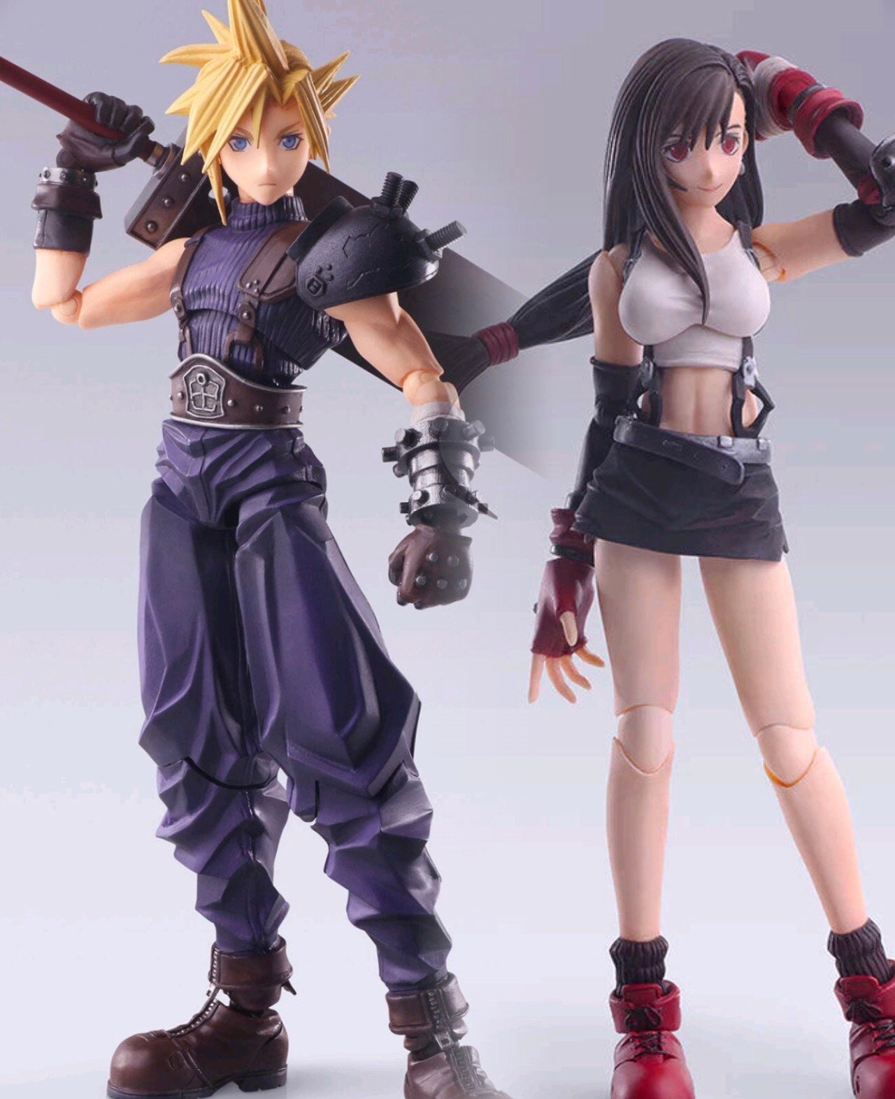 Bring Arts Final Fantasy VII Cloud and Tifa + NFT Action Figure BUNDLE/LOT (Pre-Order)