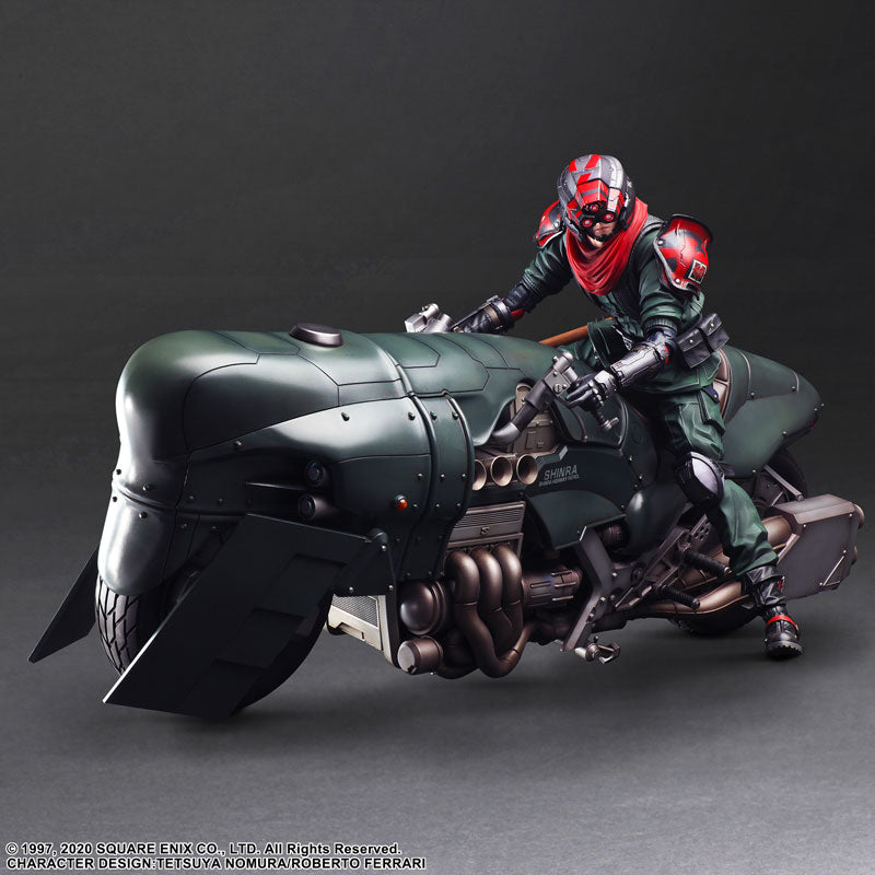 Play Arts Kai Final Fantasy VII Remake Elite Motorcycle Security Officer Set (Pre-Order)