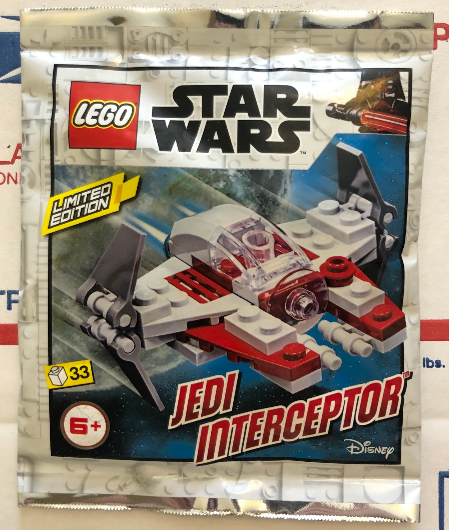 LEGO Star Wars Limited Edition Obi-Wan Kenobi Jedi Interceptor Foil Pack Bag Build Set 912066
