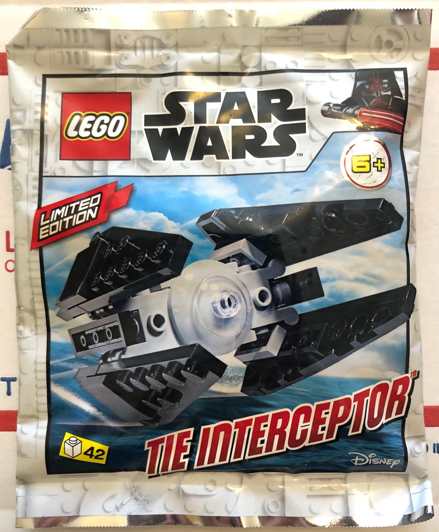 LEGO Star Wars Limited Edition TIE Interceptor Foil Pack Bag Build Set 912067