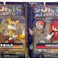 Sonic Adventure ReSaurus Knuckles and Miles Tails Prower Action Figure BUNDLE/LOT