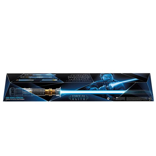 Star Wars The Black Series Elite Obi-Wan Kenobi Force FX Lightsaber Prop Replica (Pre-Order)