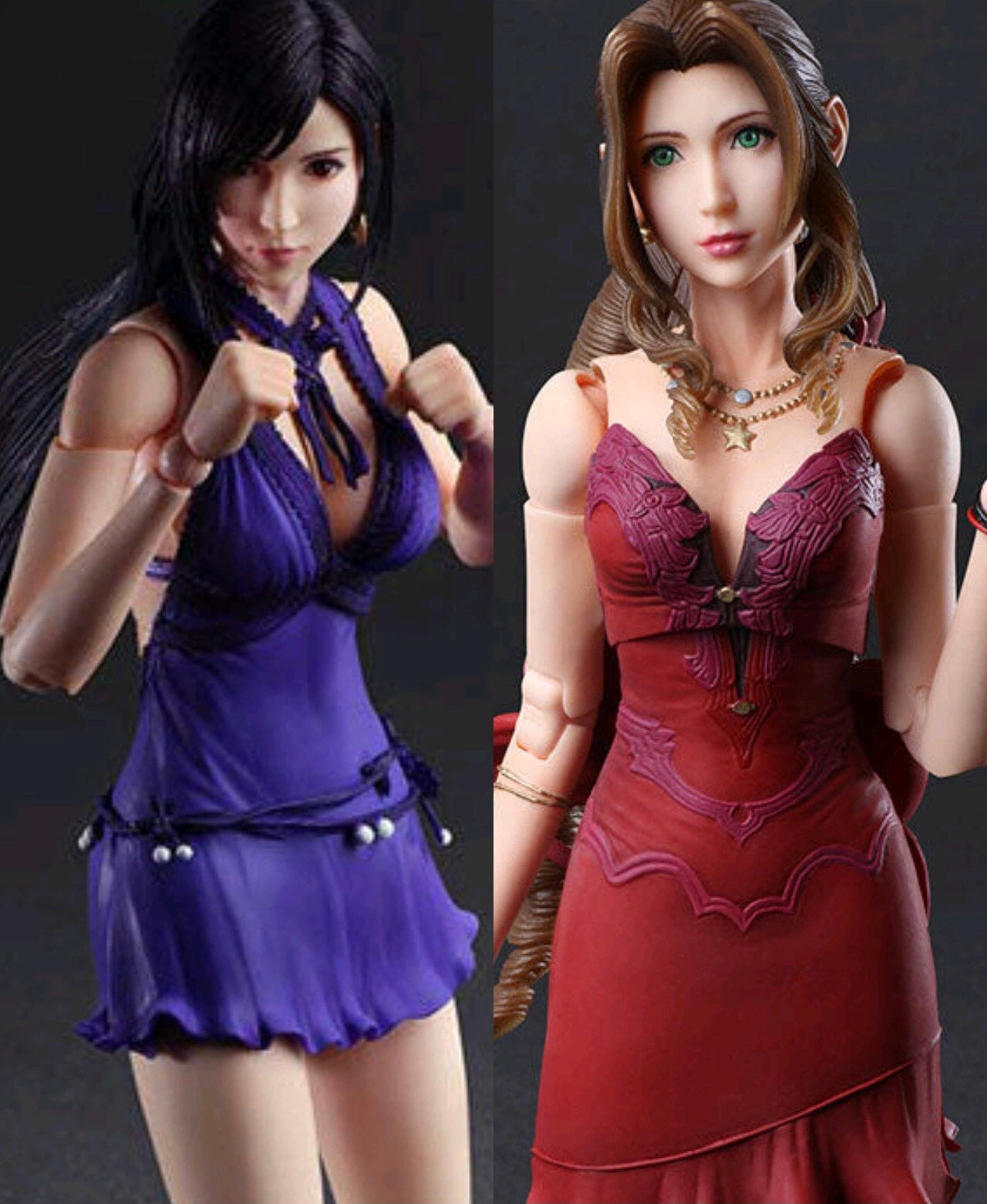 Play Arts Kai Final Fantasy VII Remake Tifa & Aerith Dress Ver. BUNDLE/LOT