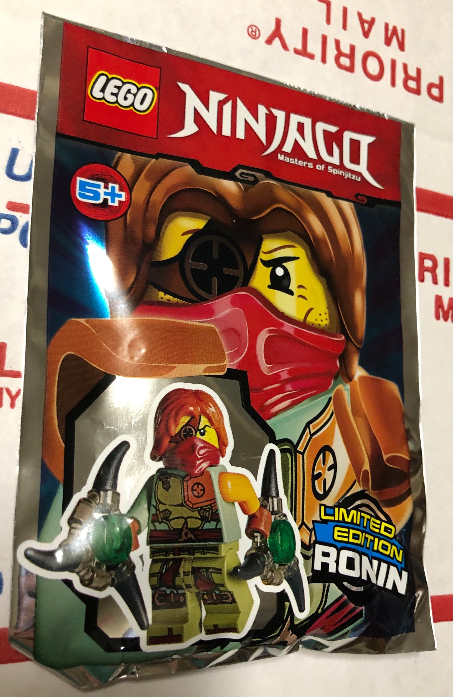 LEGO Ninjago Limited Edition Ronin Minifigure Foil Pack Bag 891618