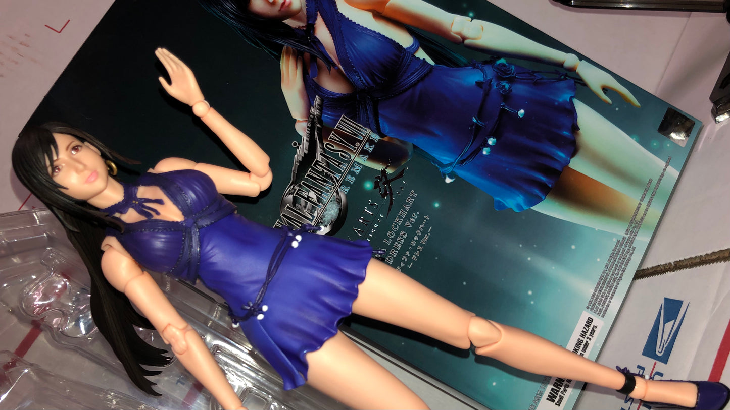 Play Arts Kai Final Fantasy VII Remake Tifa Lockhart Dress Ver (Used)