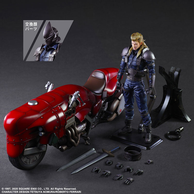 Play Arts Kai Final Fantasy VII Remake Roche & Motorcycle Set (Pre-Order)