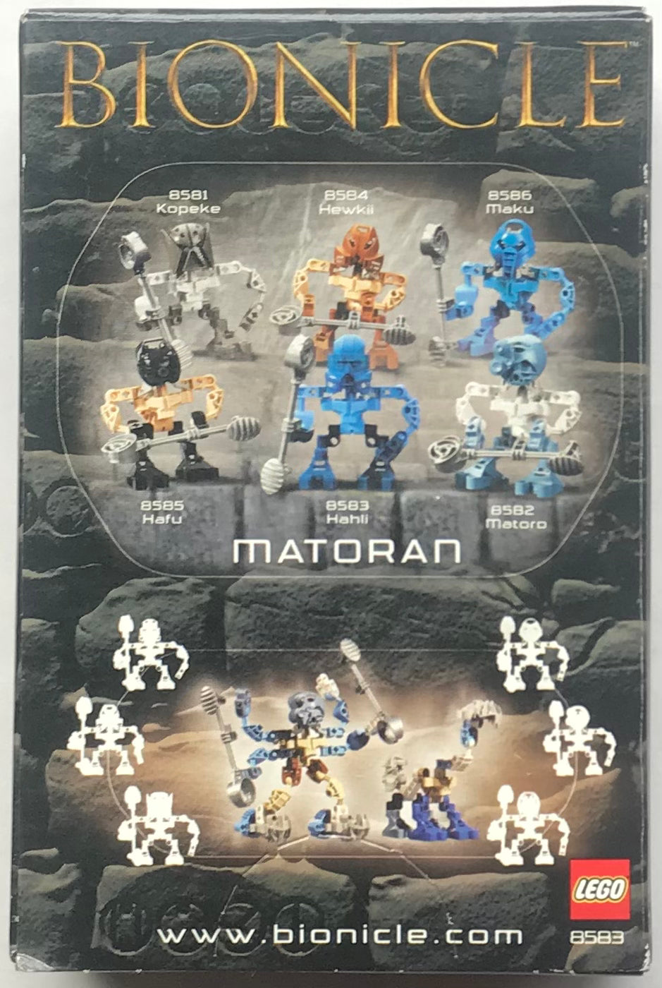 LEGO Bionicle Matoran of Mata Nui Hahli Set 8583