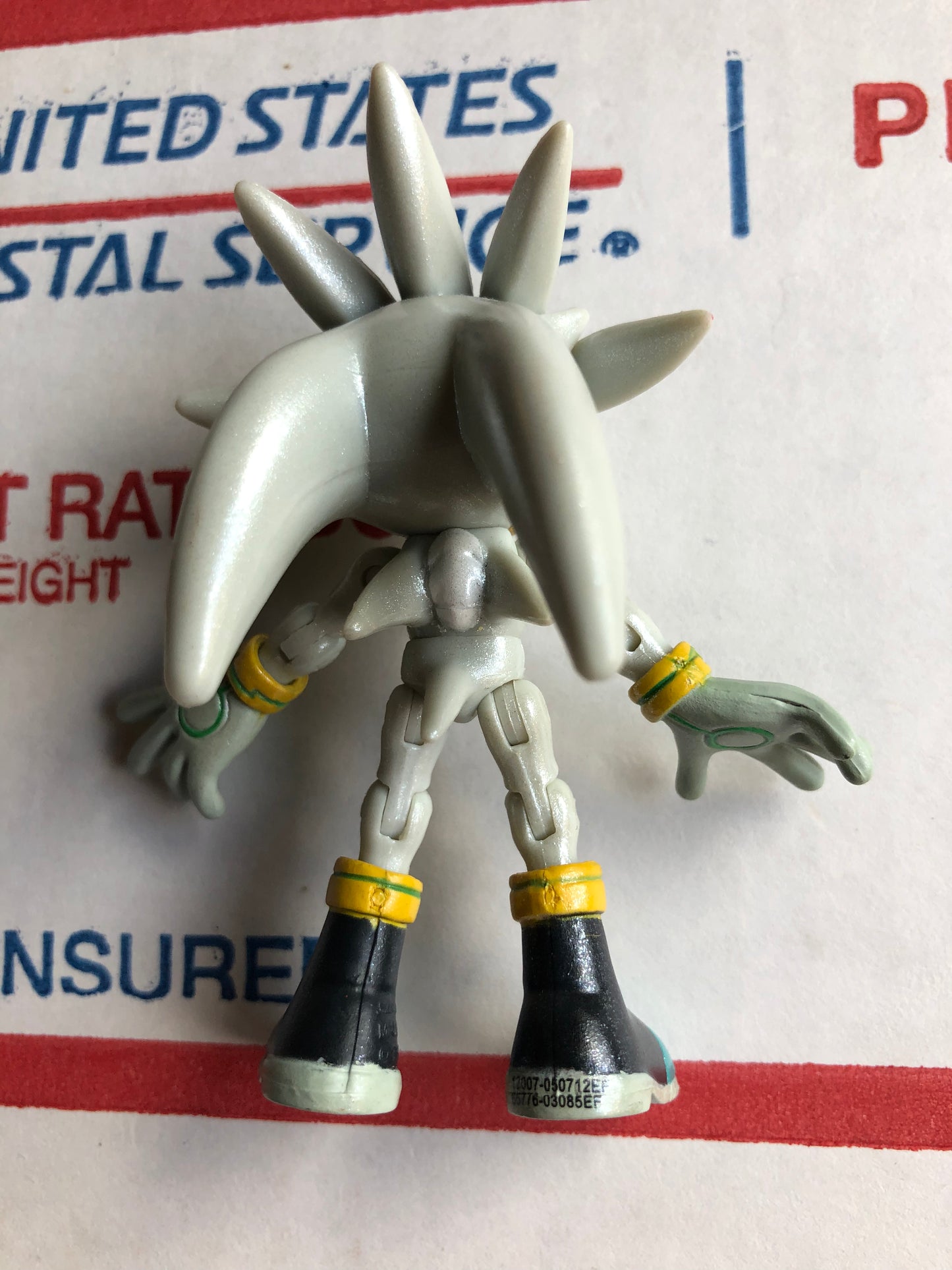 Jazwares Sonic 3" Inch Silver The Hedgehog Action Figure Toy (Used)