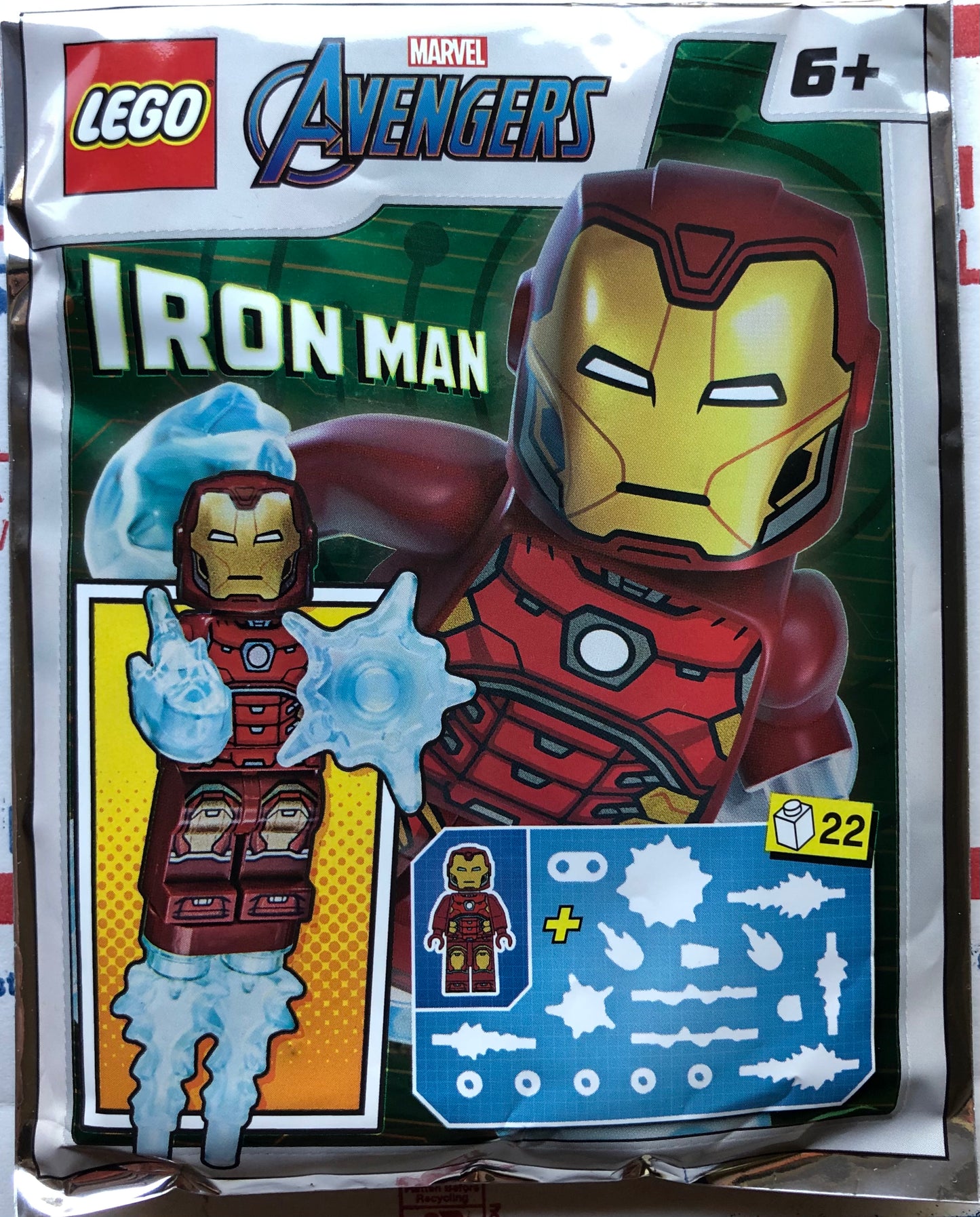 LEGO Iron Man Minifigure Foil Pack Bag Set 242210