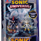 Jazwares 3" Inch Sonic Universe Silver and Shadow Action Figure 2-Pack