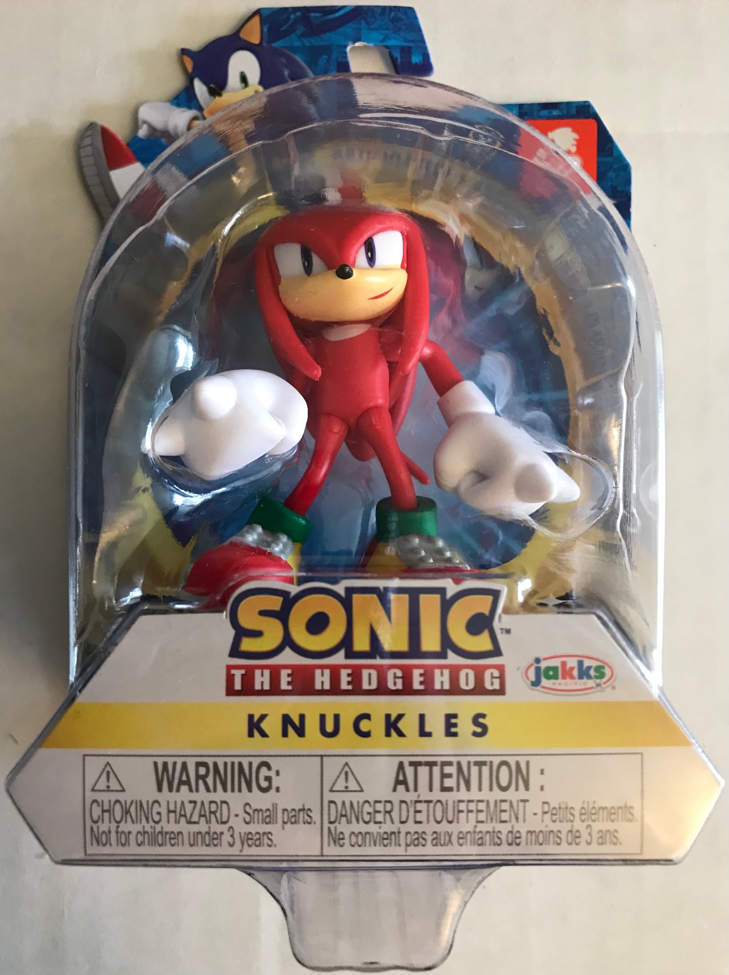 Jakks Sonic 2.5" Inch Knuckles Articulated Figure Wave 4