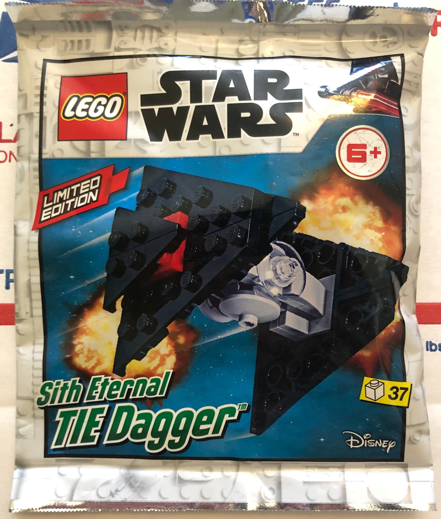 LEGO Star Wars Limited Edition Sith Eternal TIE Dagger Foil Pack Bag Build Set 912064