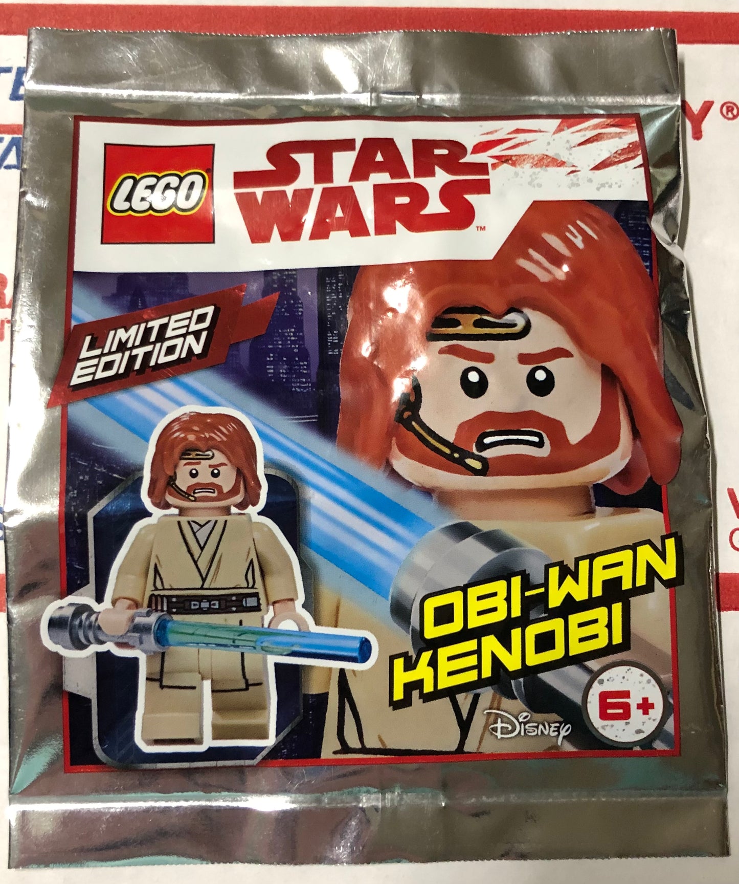 LEGO Star Wars Limited Edition Obi-Wan Kenobi Minifigure Foil Pack Bag Set 911839