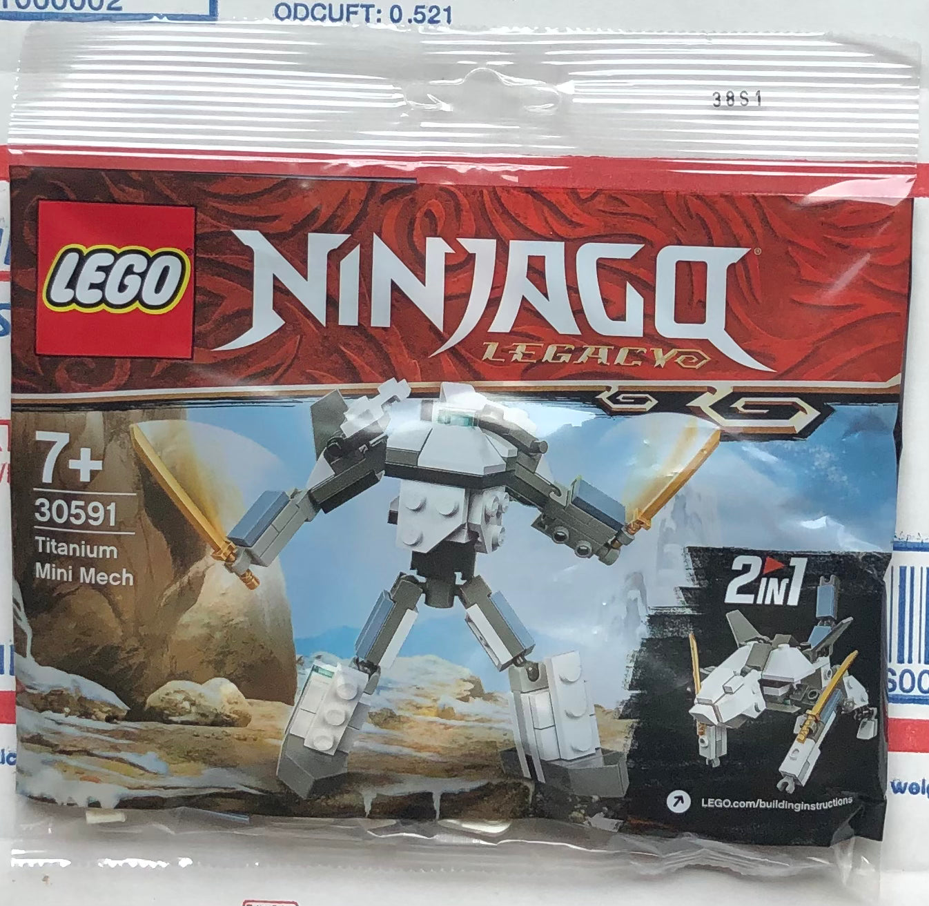 LEGO Polybag Ninjago Lloyd Titanium Mini Mech Set 30591