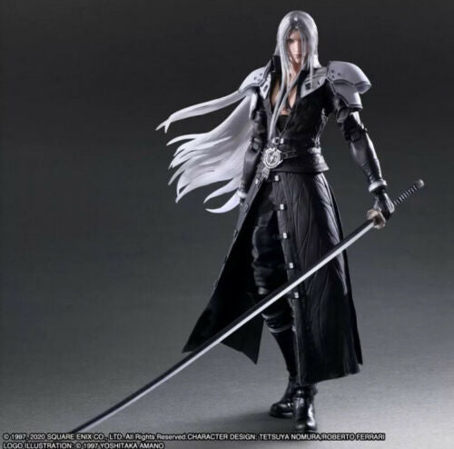 Play Arts Kai Final Fantasy VII Remake Sephiroth and Yuffie BUNDLE/LOT