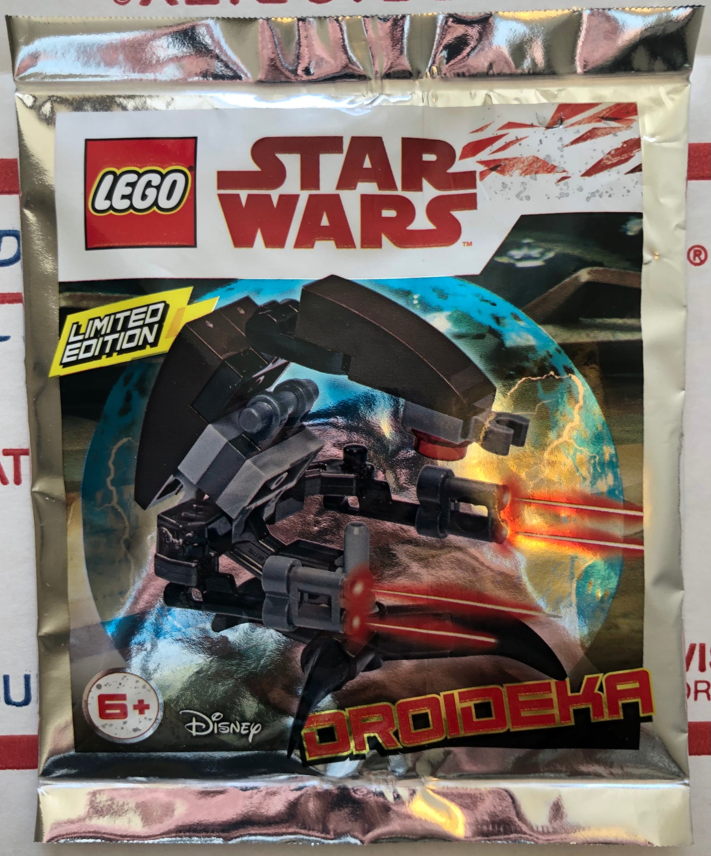 LEGO Star Wars Limited Edition Probe Droideka Minifigure Foil Pack Bag Build Set 911840