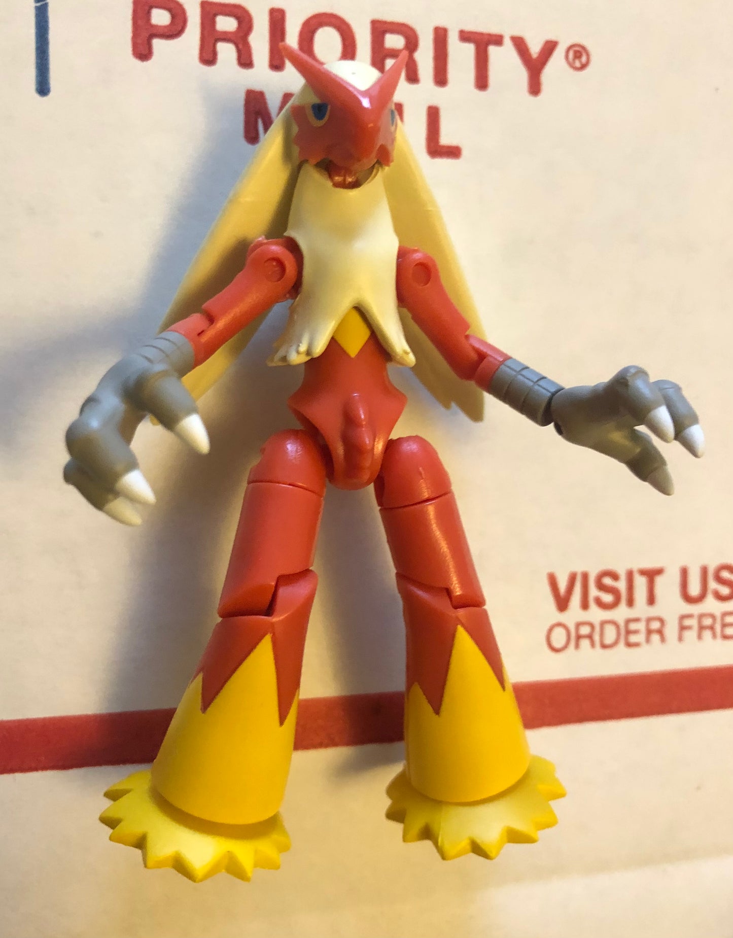 Pokémon Shodo Volume 3 Blaziken Bandai 3" Inch Figure (Used)