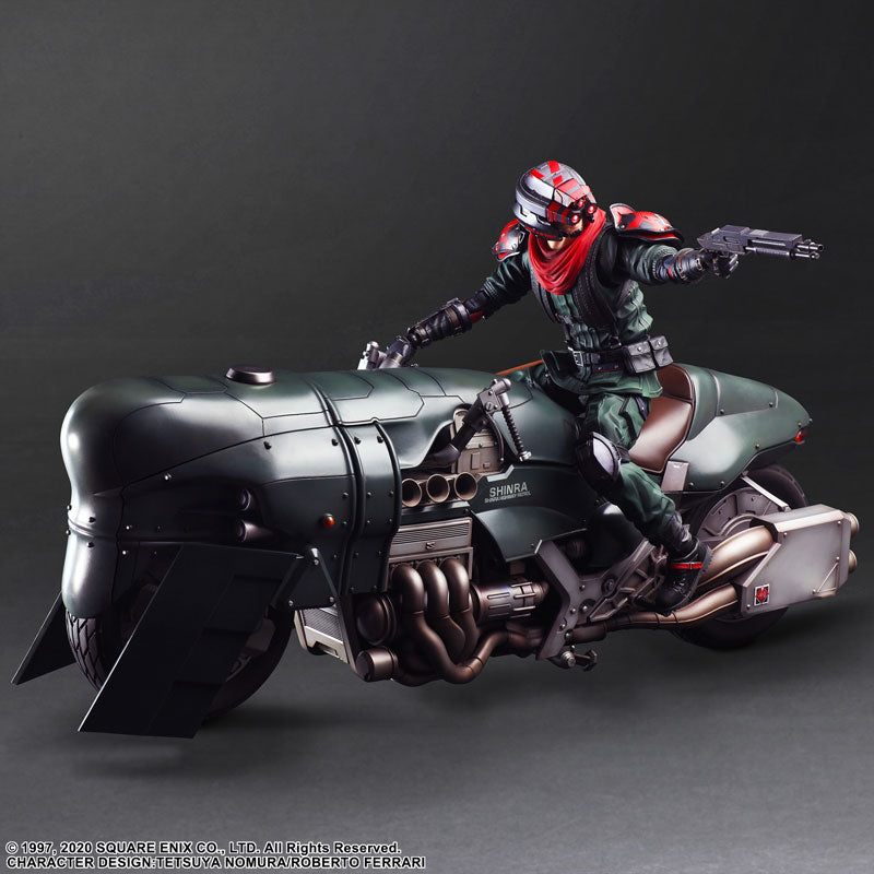 Play Arts Kai Final Fantasy VII Remake Elite Motorcycle Security Officer Set (Pre-Order)