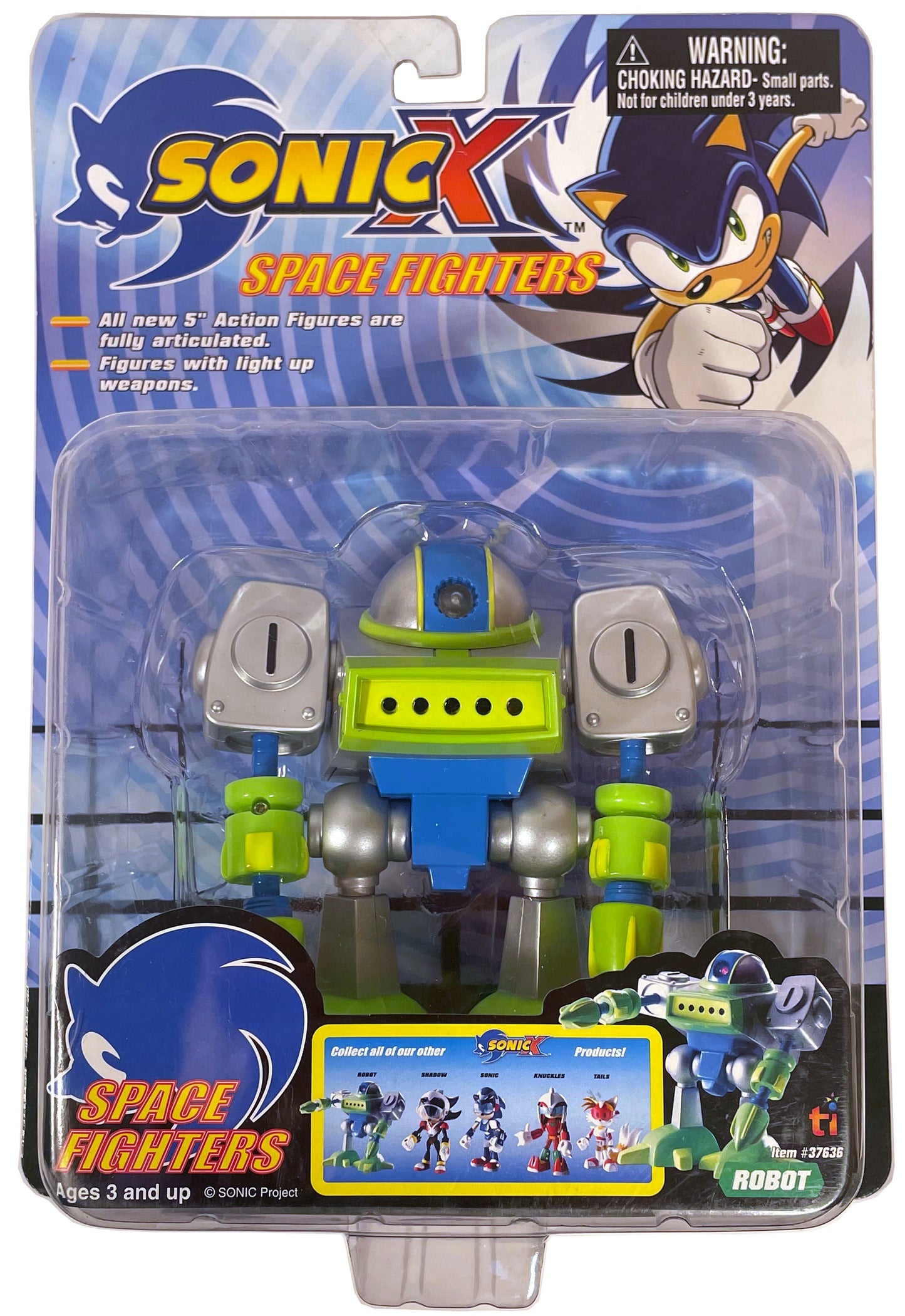 Toy Island Space Fighters Sonic X Robot Action Figure