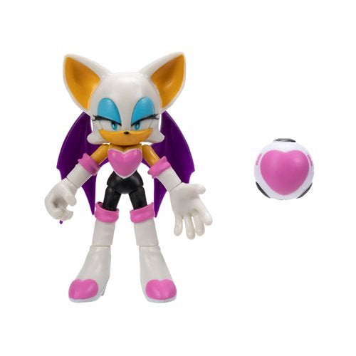 Jakks Sonic 4" Inch Articulated Figure Wave 8 Rouge With Accessory