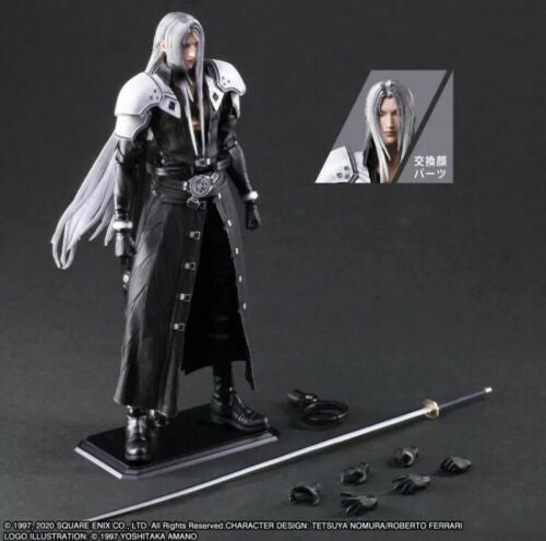 Play Arts Kai Final Fantasy VII Remake Sephiroth and Yuffie BUNDLE/LOT