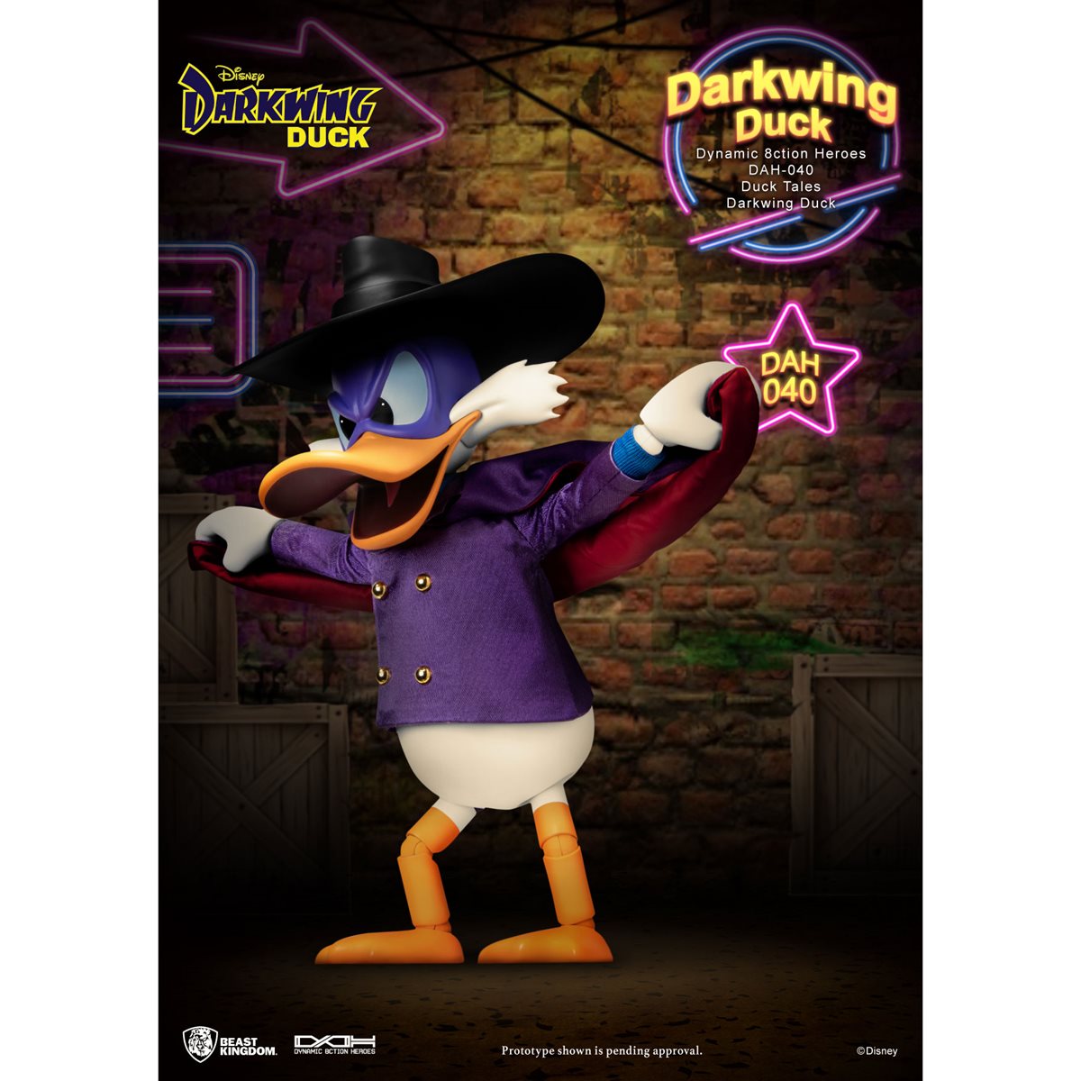 DAH-040 Darkwing Duck Dynamic 8-Ction Heroes Action Figure (Pre-Order)