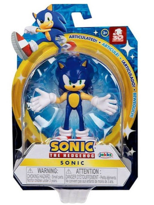 Jakks Sonic 2.5" Inch Articulated Figure Wave 4 Sonic