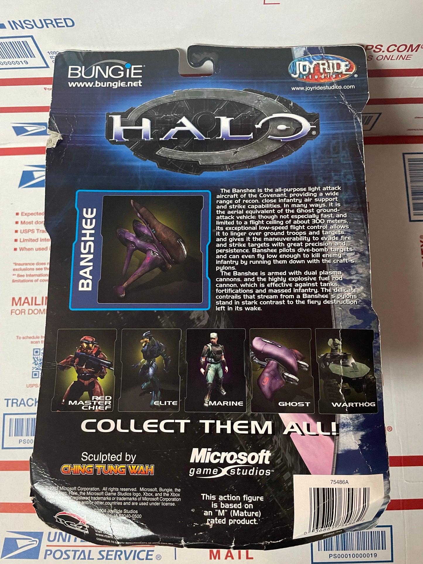 Joyride Studios Halo Mini Series Banshee Action Figure Set