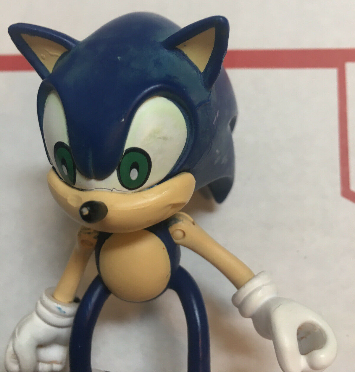 Sonic Adventure ReSaurus Skiing Sonic Action Figure Series 2 (Used)