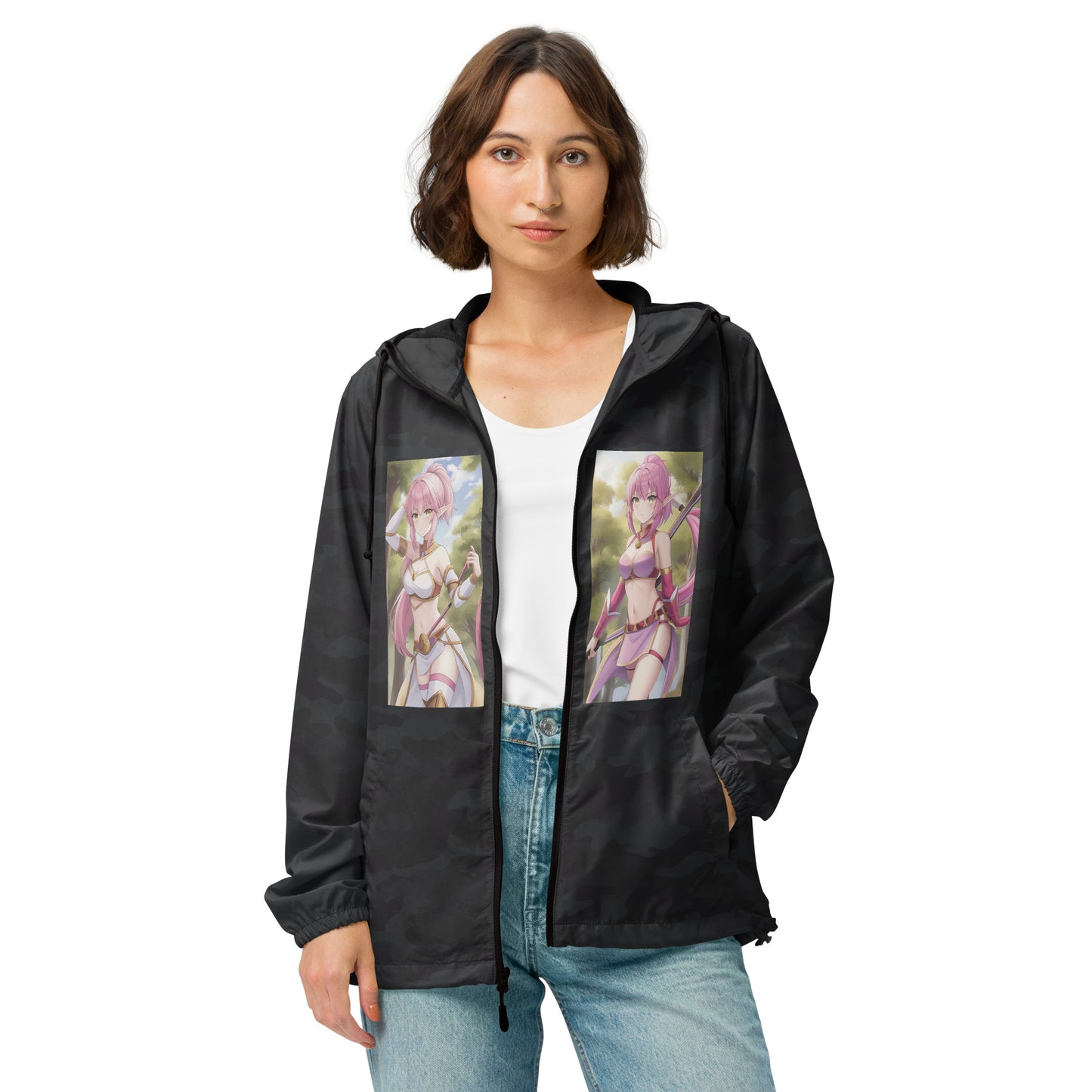 Elf Princess Kawieshan Warriors Lightweight Zip Up Windbreaker