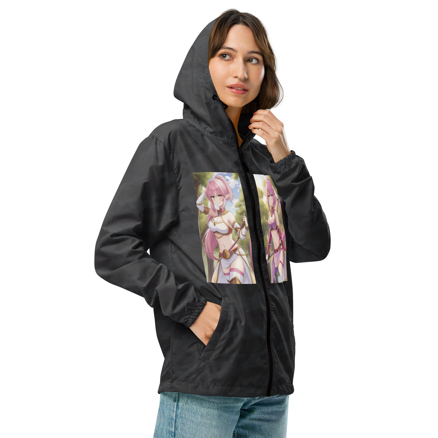 Elf Princess Kawieshan Warriors Lightweight Zip Up Windbreaker