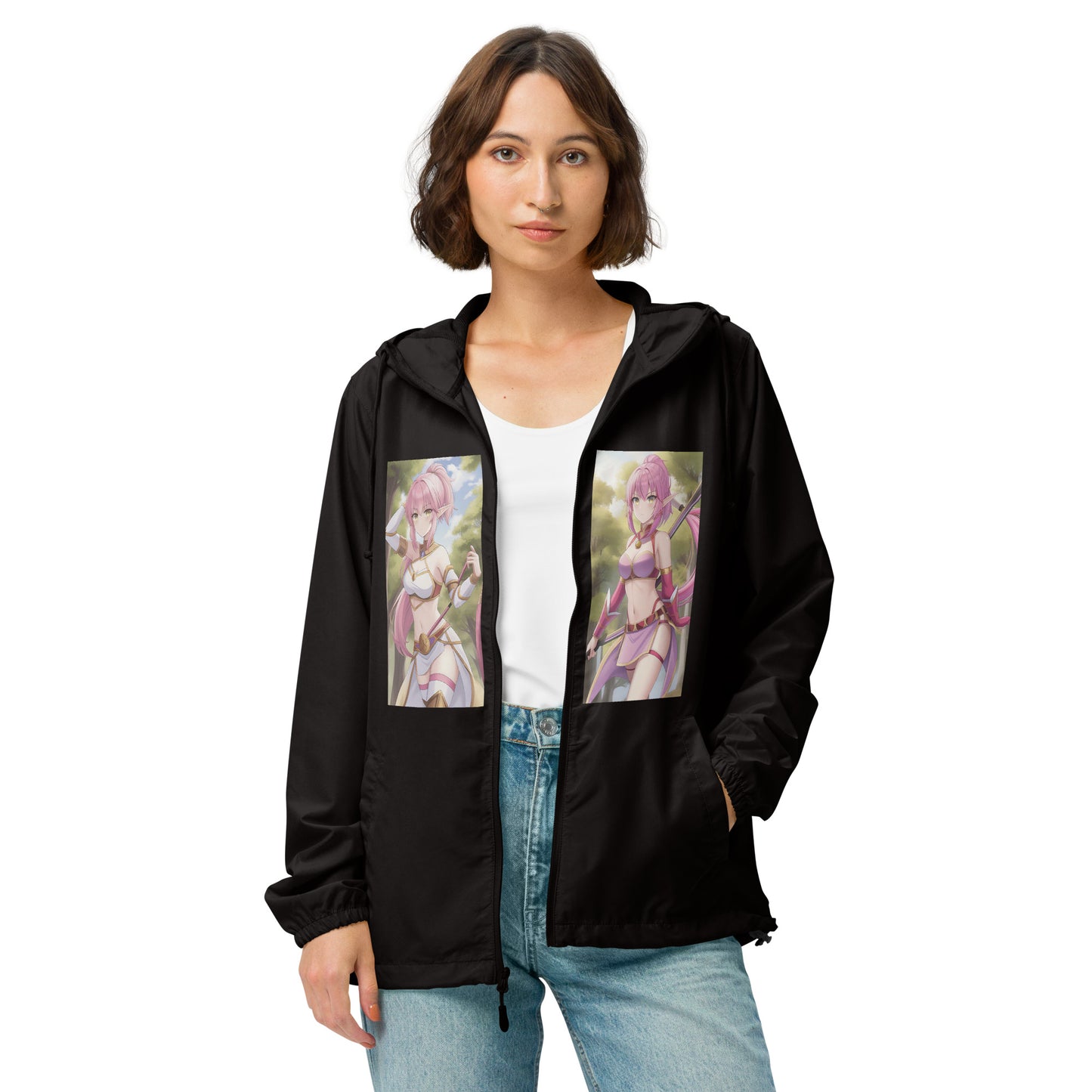 Elf Princess Kawieshan Warriors Lightweight Zip Up Windbreaker