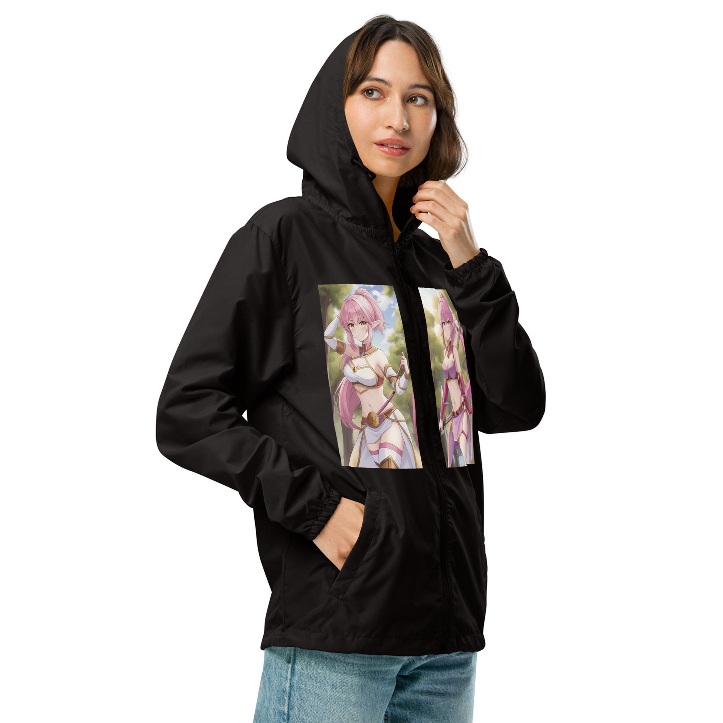 Elf Princess Kawieshan Warriors Lightweight Zip Up Windbreaker