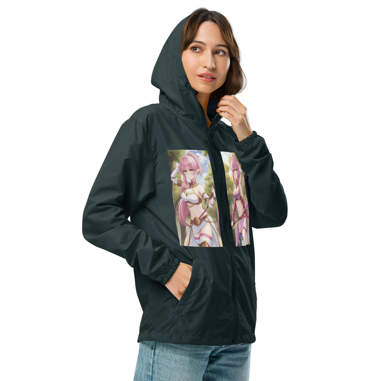 Elf Princess Kawieshan Warriors Lightweight Zip Up Windbreaker