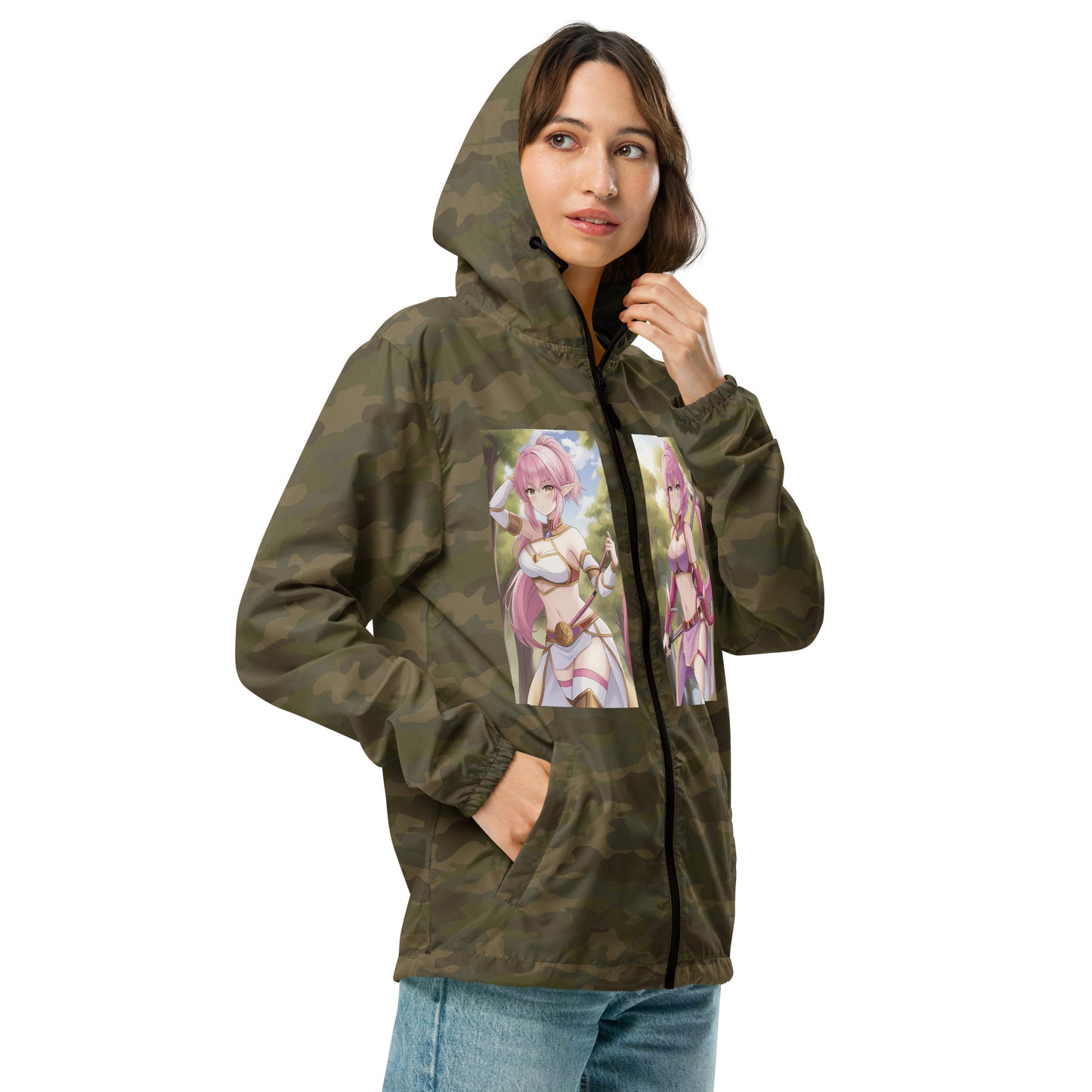 Elf Princess Kawieshan Warriors Lightweight Zip Up Windbreaker