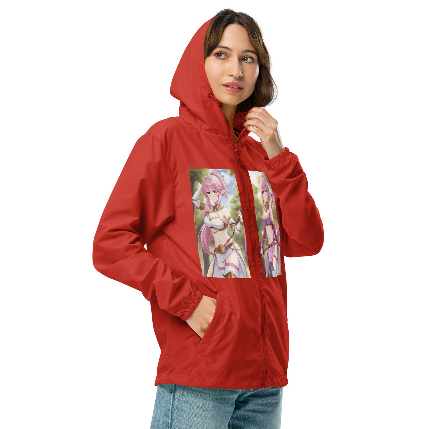 Elf Princess Kawieshan Warriors Lightweight Zip Up Windbreaker