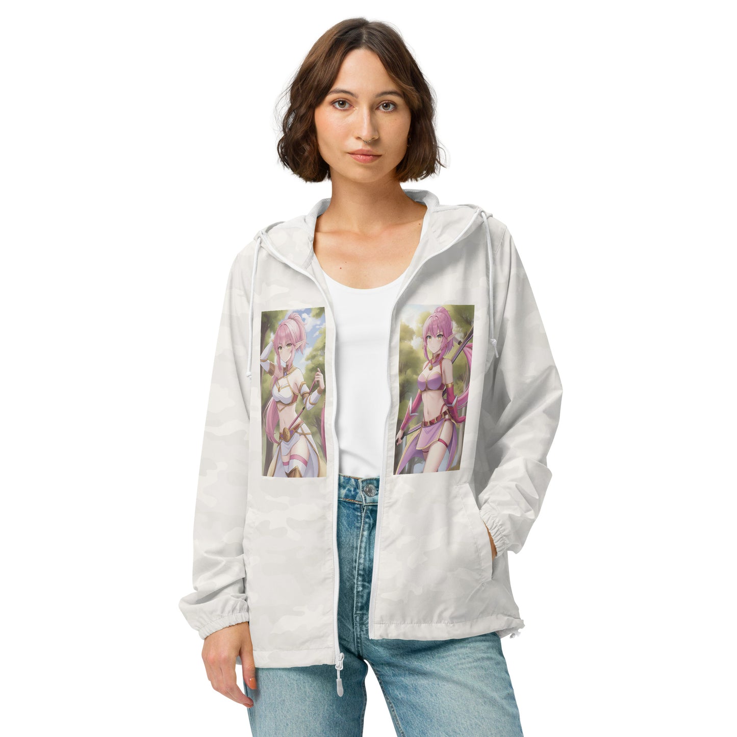 Elf Princess Kawieshan Warriors Lightweight Zip Up Windbreaker