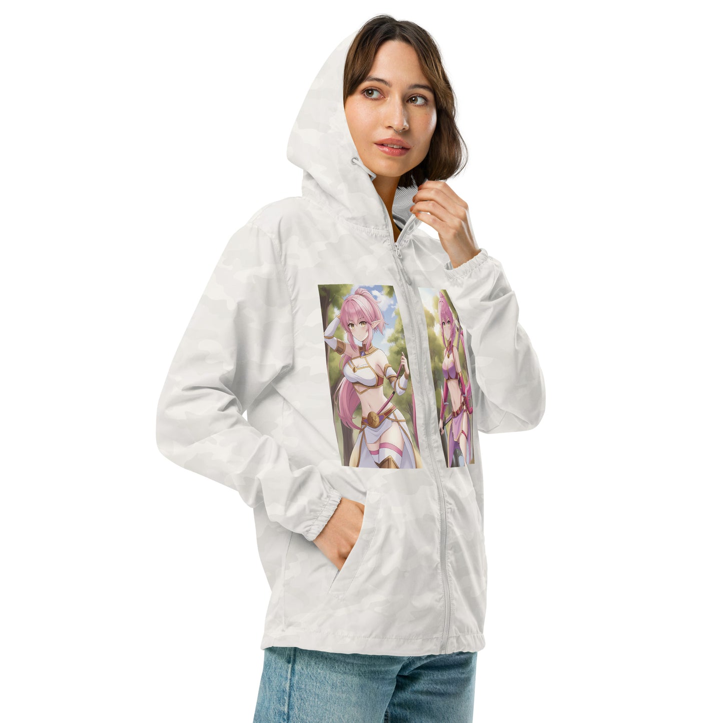 Elf Princess Kawieshan Warriors Lightweight Zip Up Windbreaker